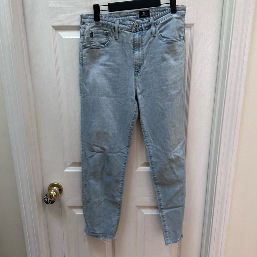 Ag Adriano Goldschmied the phoebe jean light blue 30 Tapered straight leg - Picture 2 of 9